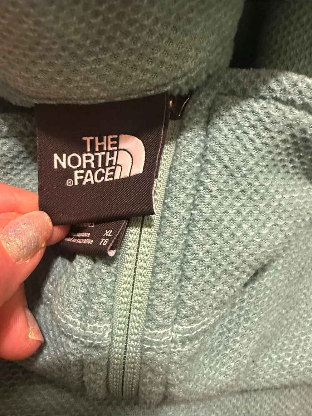 The North Face Men's Teal Half-Zip Pullover Fleece